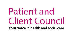 Patient and Client Council Logo - Your voice in health and social care